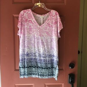 J Jill pullover linen shirt